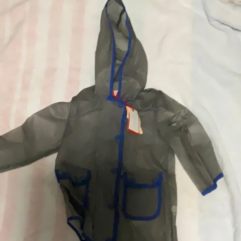 ⚡️Hunter for Target Toddler Gray Hooded Raincoat (3T)